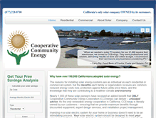 Tablet Screenshot of ccenergy.com